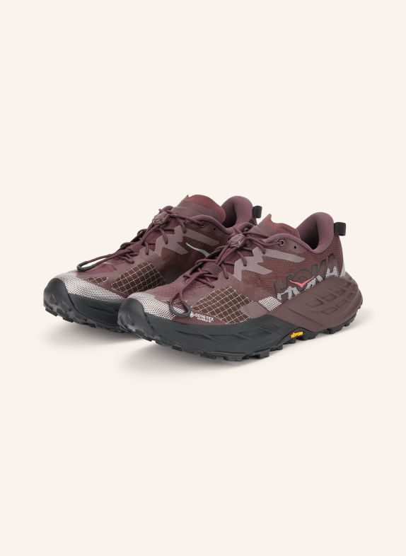 HOKA SPEEDGOAT 7 GTX Trail running shoes DARK PURPLE / SILVER / BLACK
