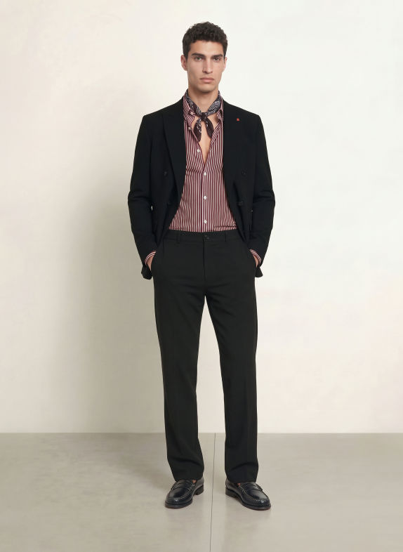 CG - CLUB of GENTS Habitbukser CG OLE Relaxed Fit 90 SCHWARZ