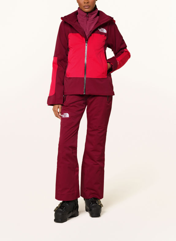 THE NORTH FACE Skijacke LENADO DUNKELROT / PINK