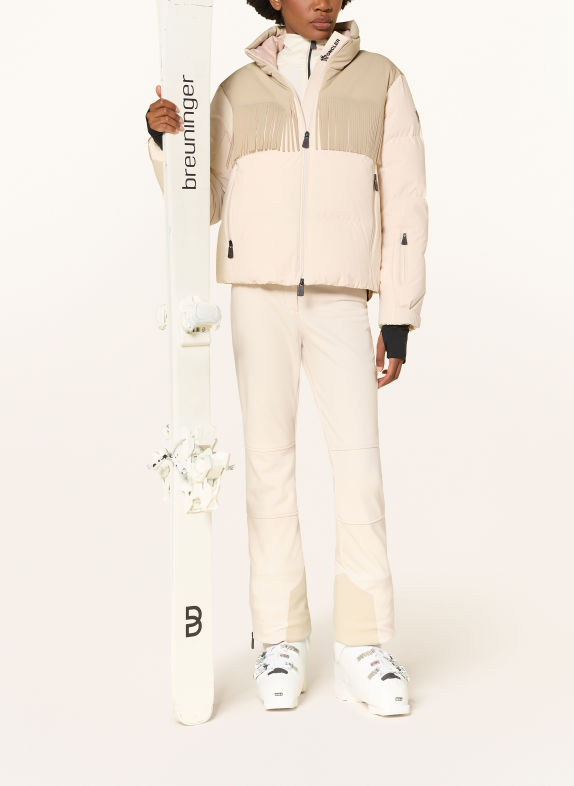 MONCLER GRENOBLE Daunen-Skijacke BESSIN WEISS / BEIGE