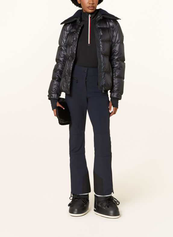 MONCLER GRENOBLE Softshell ski pants DARK BLUE / BLACK