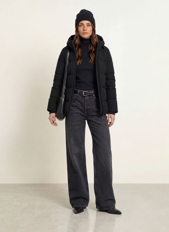 MOOSE KNUCKLES SOHO Down Jacket BLACK