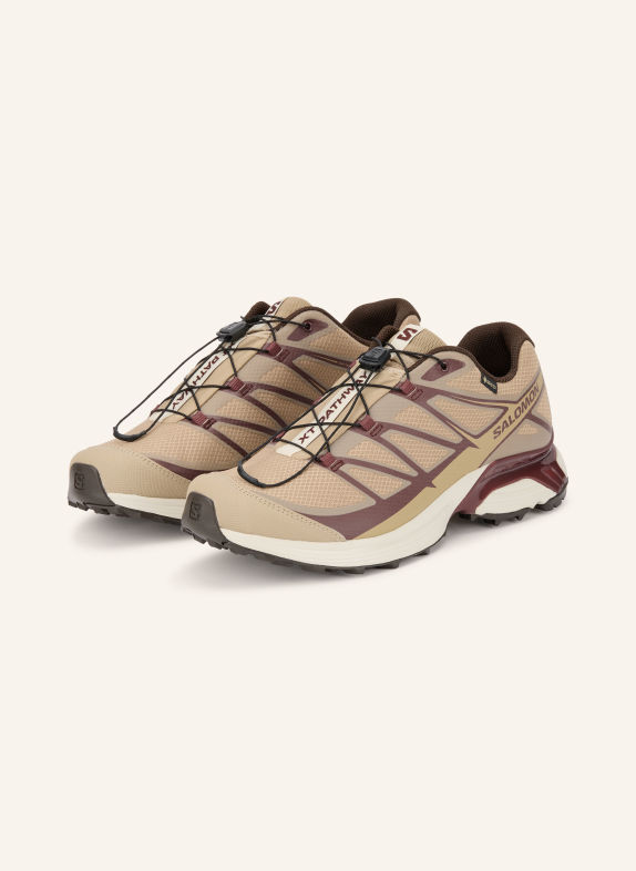 SALOMON Sneakers XT-PATHWAY GTX CHAMEAU / BEIGE / ROUGE FONCÉ