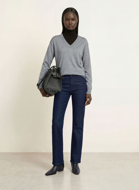 BOSS Pullover FREESLYN GRAU