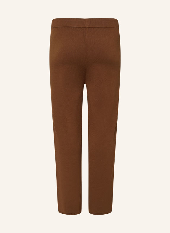 MARINA RINALDI Strickhose MRSDESTINO mit Pailetten und Schmucksteinen DUNKELBRAUN