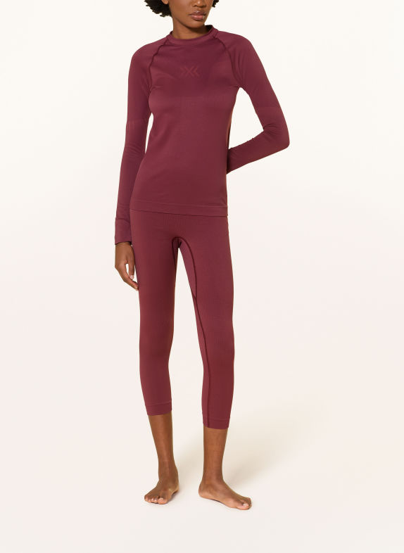 X-BIONIC Functional underwear shirt X-ENTIAL DARK RED
