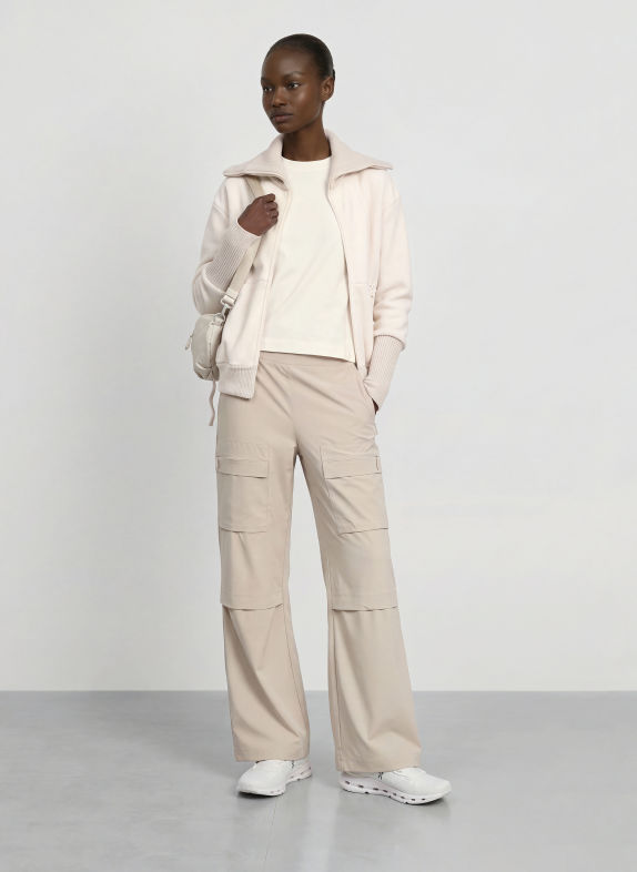 JEANNE BARET WALLIS Fleece Jacket ECRU