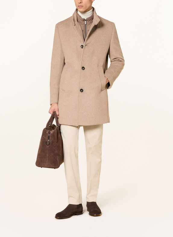 bugatti Kappa med avtagbar krage BEIGE