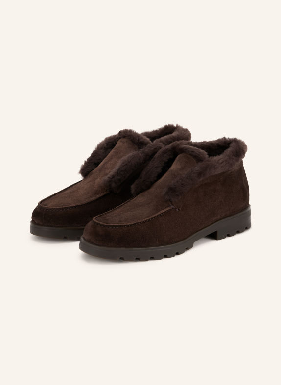 Santoni Boots DUNKELBRAUN