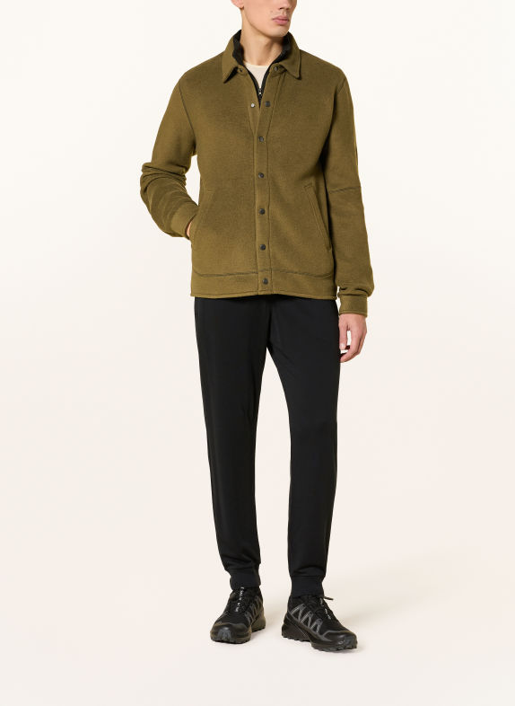 icebreaker Fleecejacke MER 800 RF CLASSIC mit Merinowolle KHAKI
