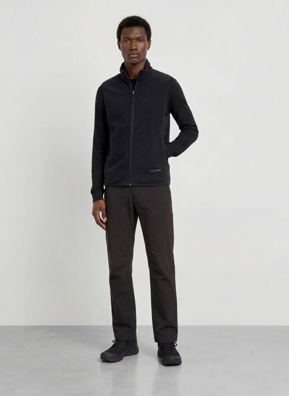 icebreaker 800 REALFLEECE™ CLASSIC Fleece Vest with Merino Wool BLACK