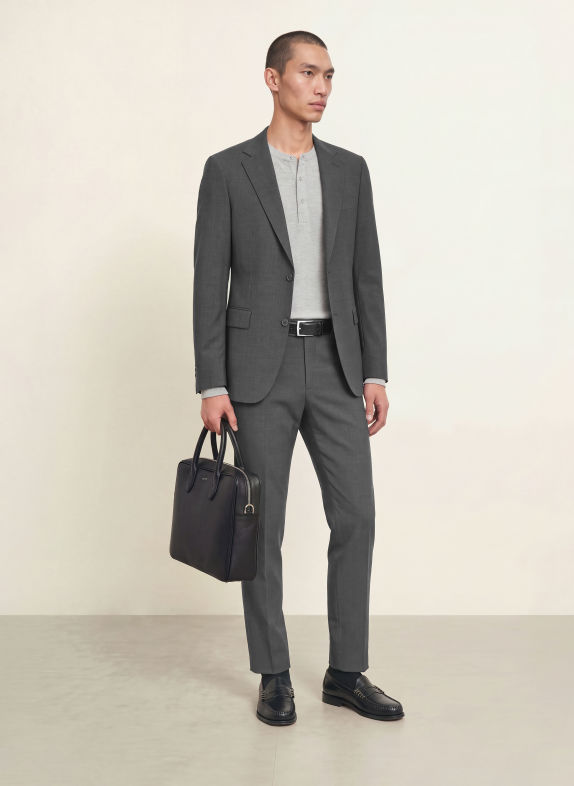 STRELLSON Oblekové sako ALZER4 Slim Fit 019 Charcoal 019