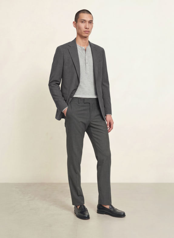 STRELLSON Oblekové kalhoty MELWIN Slim Fit 019 Charcoal 019