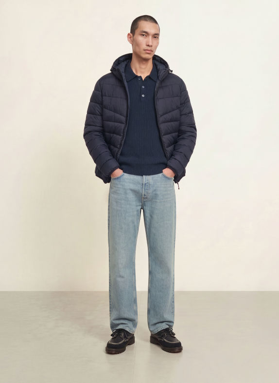 NAPAPIJRI Veste matelassée AERONS H 4 BLEU FONCÉ