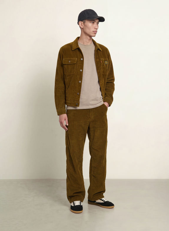 Levi's® Corduroy Overshirt SUNRISE TRUCKER BROWN