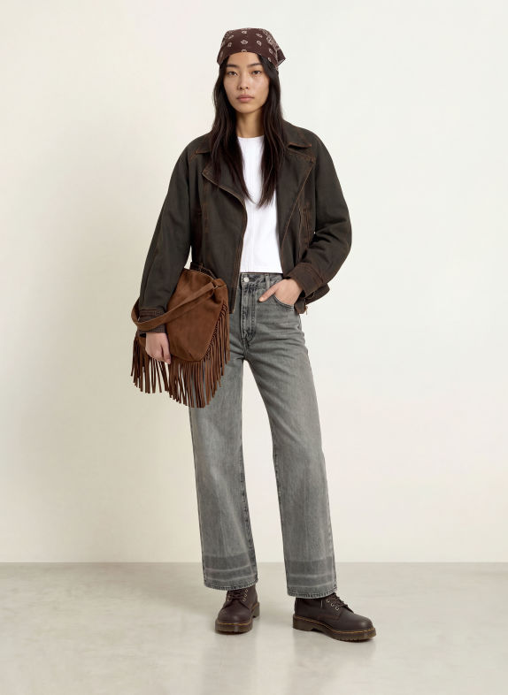 Levi's® Široké džíny RIBCAGE 93 Greys