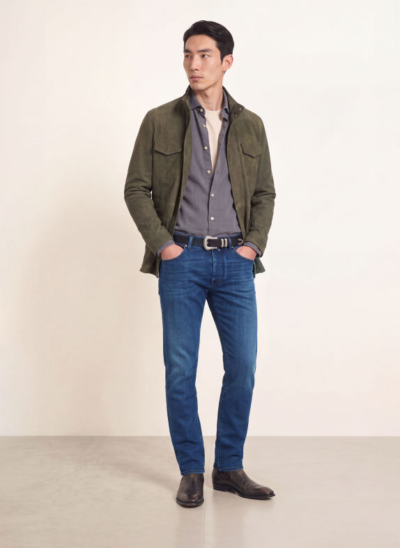 JACOB COHEN Jean slim fit 100D DARK BLUE