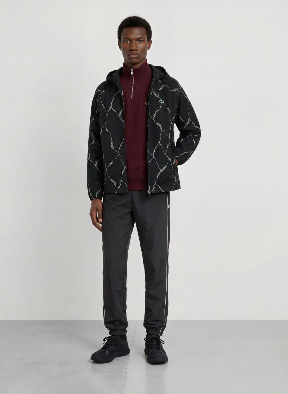LACOSTE Training jacket BLACK