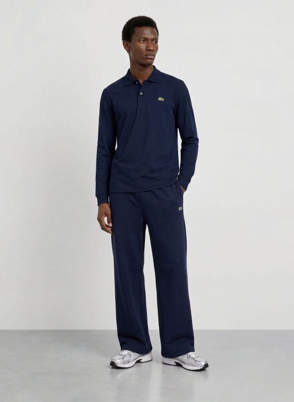 LACOSTE Jersey-poloshirt DONKERBLAUW