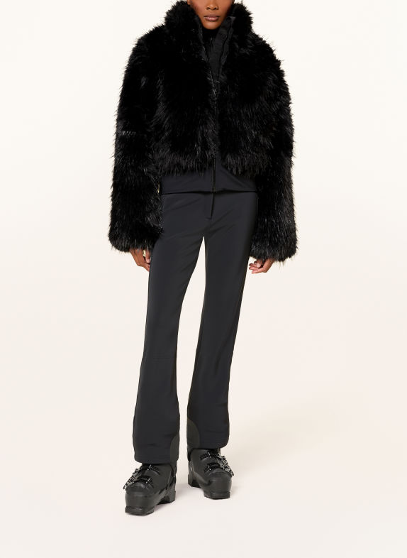 GOLDBERGH Kunstfell-Jacke FUWA SCHWARZ
