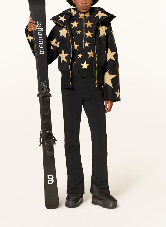 GOLDBERGH Veste de ski en duvet SHINNEN NOIR / OR