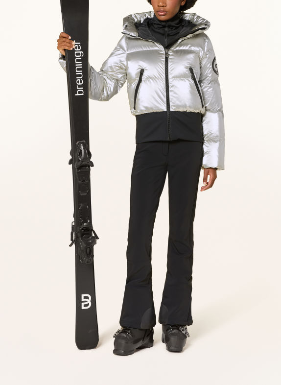 GOLDBERGH BOMBARDINO Down ski jacket SILVER / BLACK