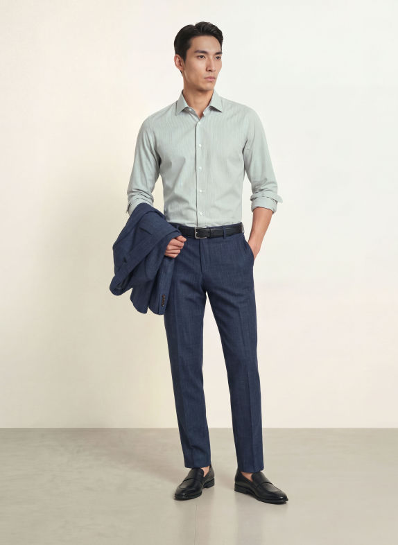 BOSS Hemd HANK Slim Fit HELLGRÜN