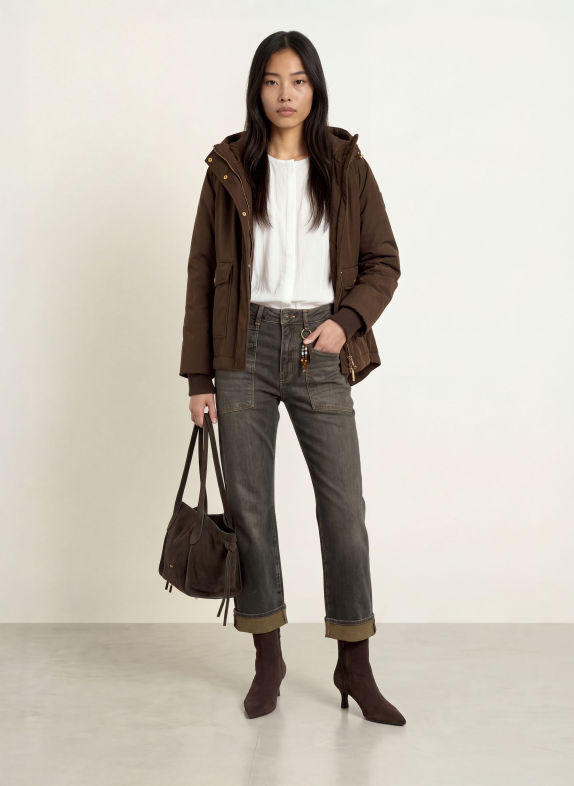 MOS MOSH MMOPHELIA CALI Jacket DARK BROWN