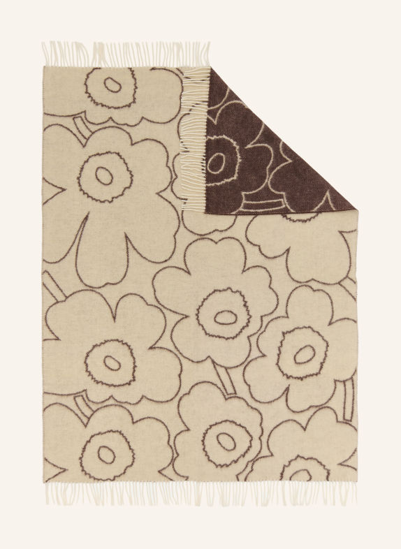 marimekko PIIRTO UNIKKO Throw blanket BEIGE / TAUPE
