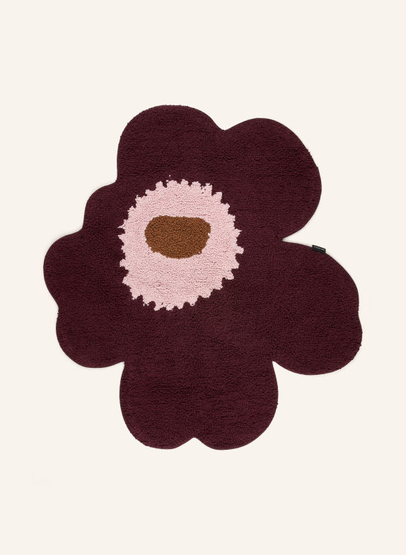 marimekko Badematte UNIKKO DUNKELLILA / BRAUN / ROSA