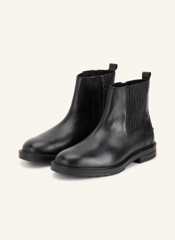 TOMMY HILFIGER Chelsea-Boots SCHWARZ