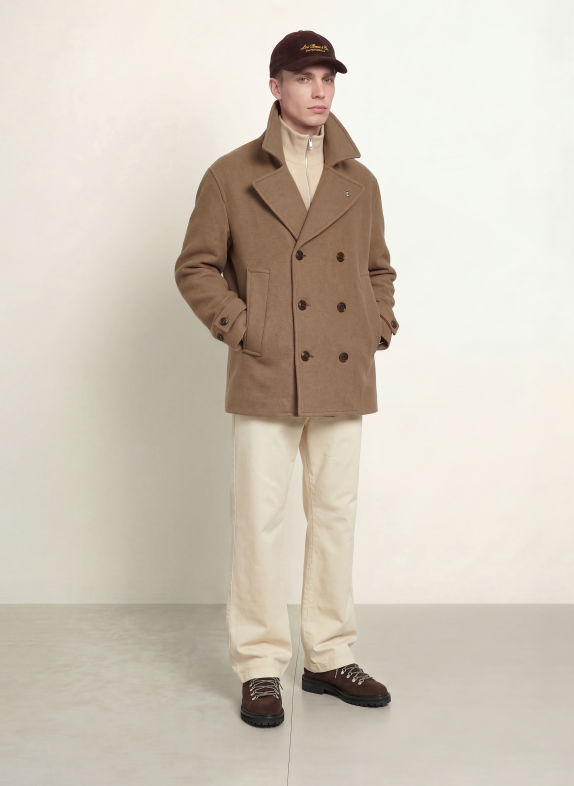 SCOTCH & SODA Cabanmantel TAUPE