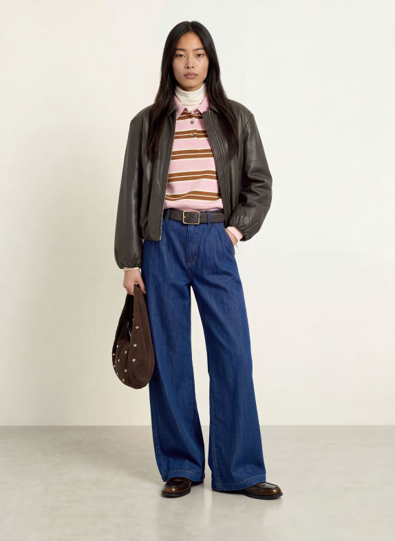 Marc O'Polo DENIM Wide Leg Jeans 4440 Dark Blue_Multi_01