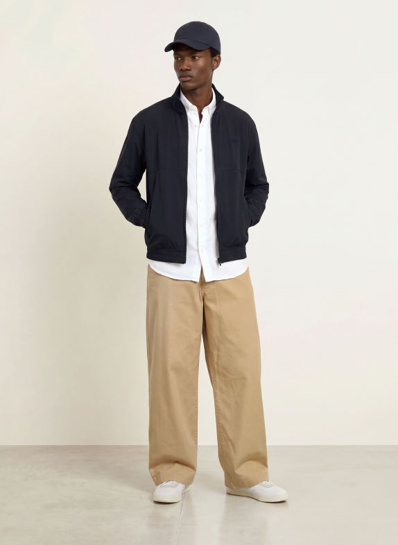 LACOSTE Jersey jacket DARK BLUE