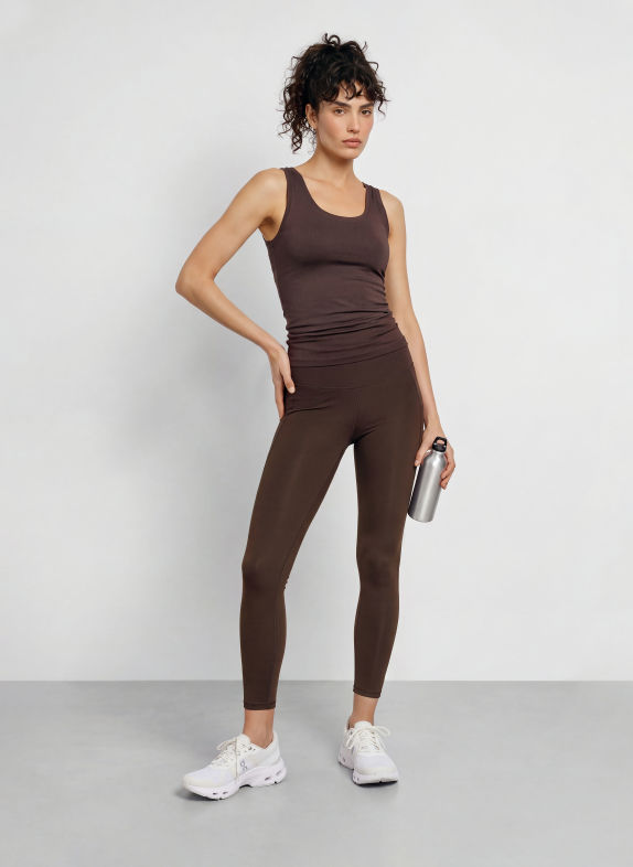 Sweaty Betty Tights ALL DAY MØRKEBRUN