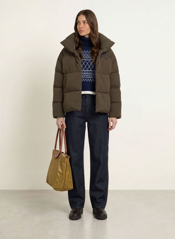 Blauer ROSS Down Jacket DARK BROWN