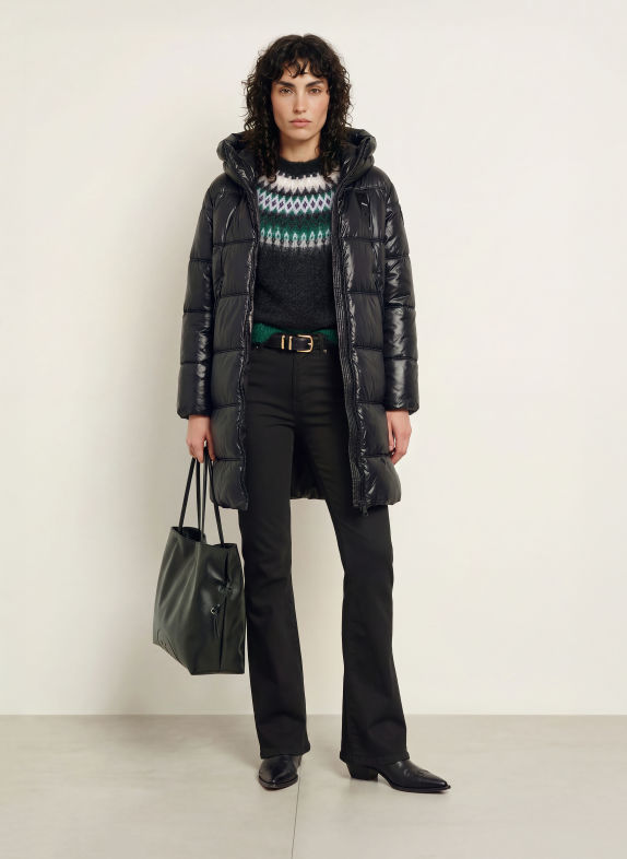 Blauer ARMORY Quilted Coat BLACK