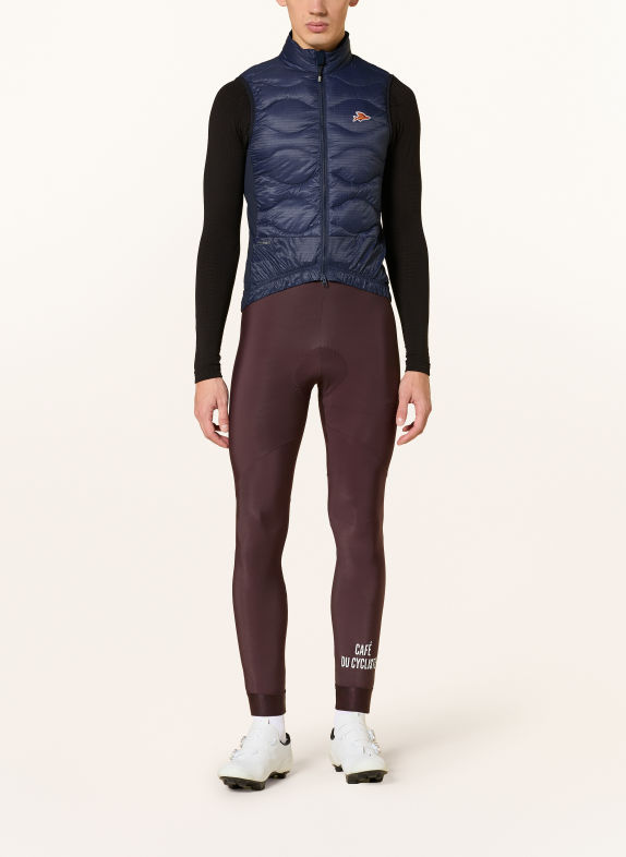 CAFÉ DU CYCLISTE ALEXIA Lightweight Down Vest DARK BLUE