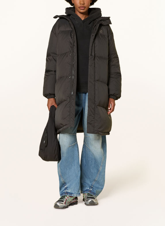 66°NORTH DYNGJA Down coat with Detachable Hood DARK GRAY