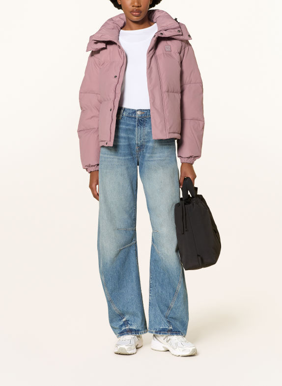 66°NORTH DYNGJA Down Jacket with Detachable Hood DUSKY PINK
