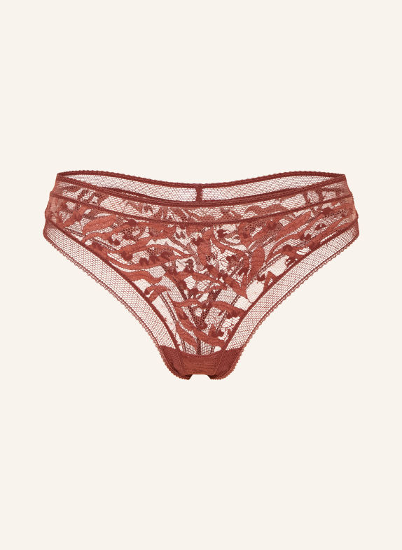 ERES Kalhotky String PISTIL TMAVĚ ČERVENÁ