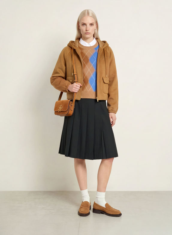 TOMMY HILFIGER Trui BRUIN / LICHTBRUIN / BLAUW