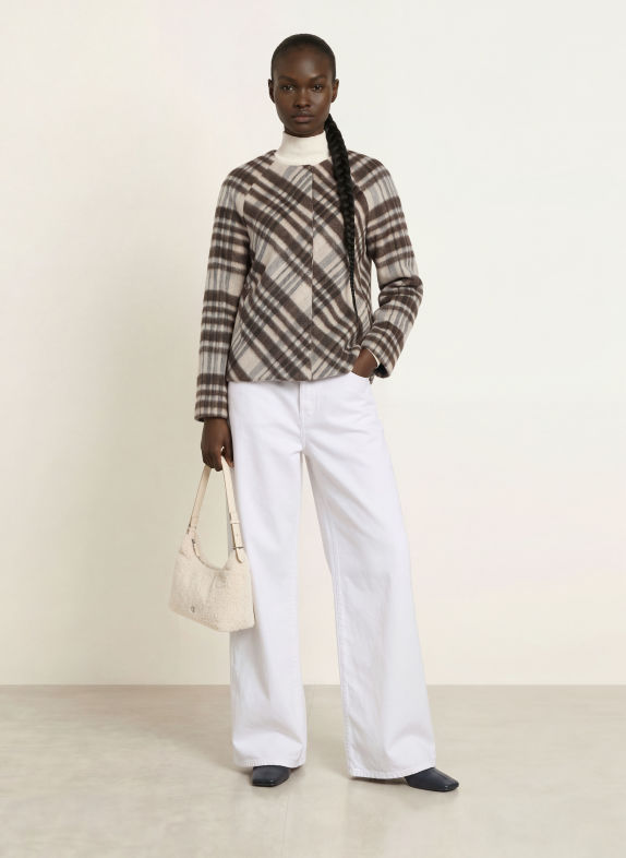 Calvin Klein Schultertasche BEIGE / SILBER