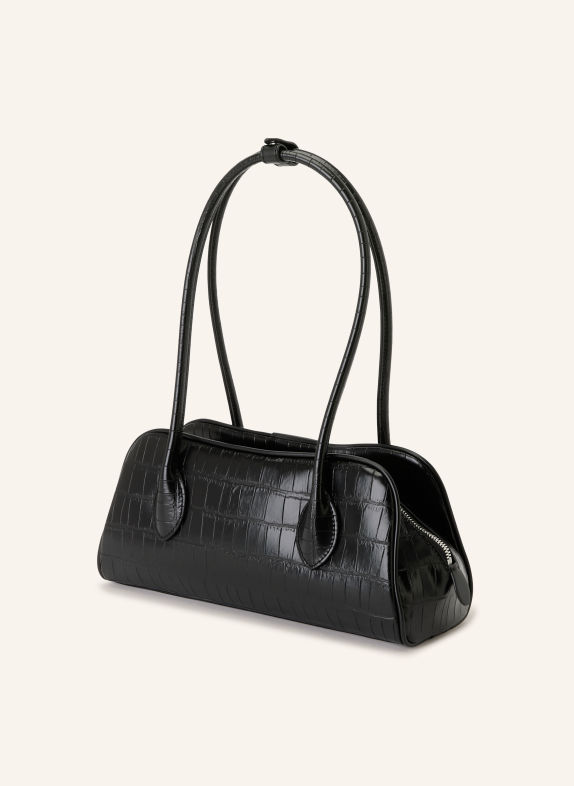 Calvin Klein Schultertasche SCHWARZ / SILBER