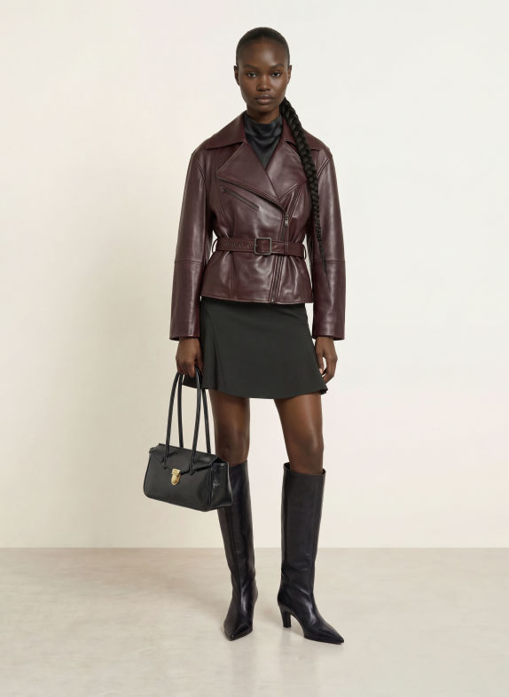 HUGO Schultertasche QUINLEY SCHWARZ / GOLD