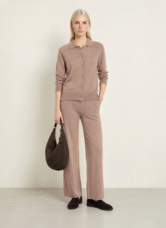 MAERZ MUENCHEN Knit Pants TAUPE