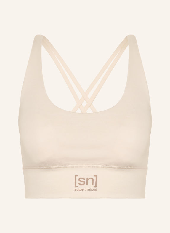 super.natural Haut fonctionnel court ALL DAY SUPER en laine mérinos BEIGE