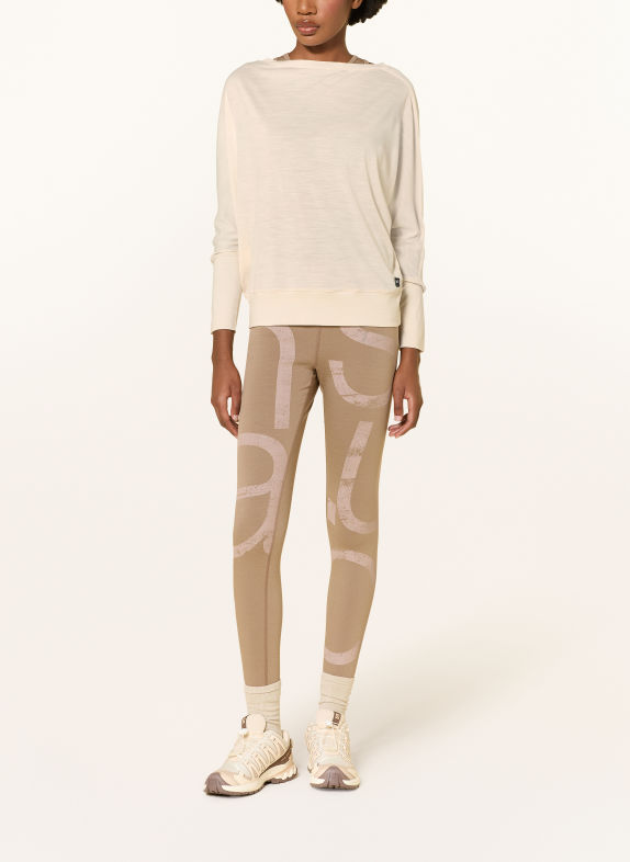super.natural Funktionsshirt KULA mit Merinowolle CREME