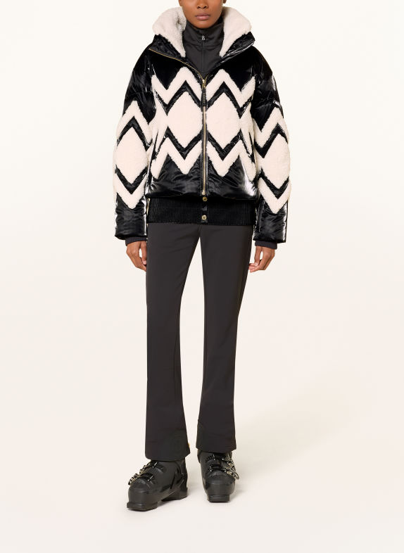 BOGNER Daunen-Skijacke VAYA-D SCHWARZ / CREME