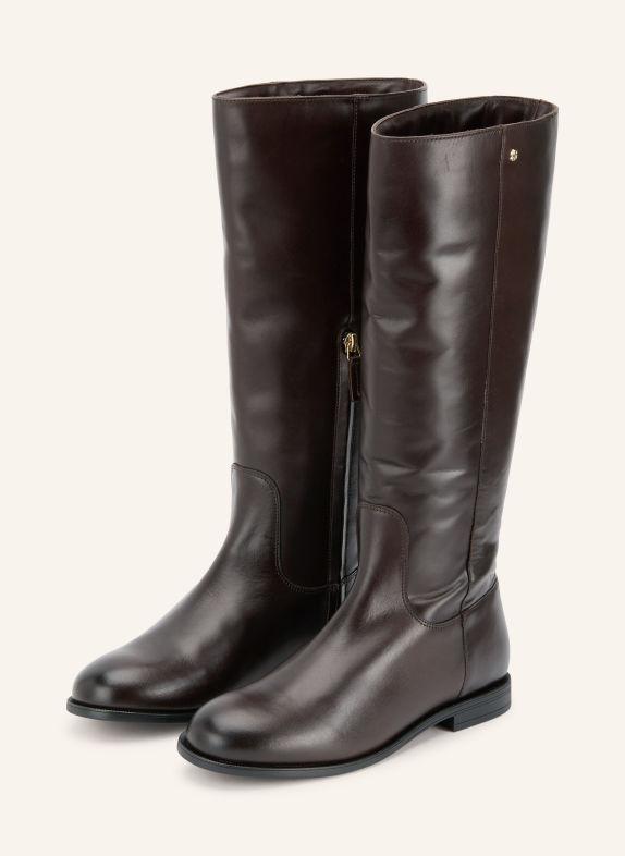 BOSS Laarzen LYCIA MARRON FONCÉ / GOUD